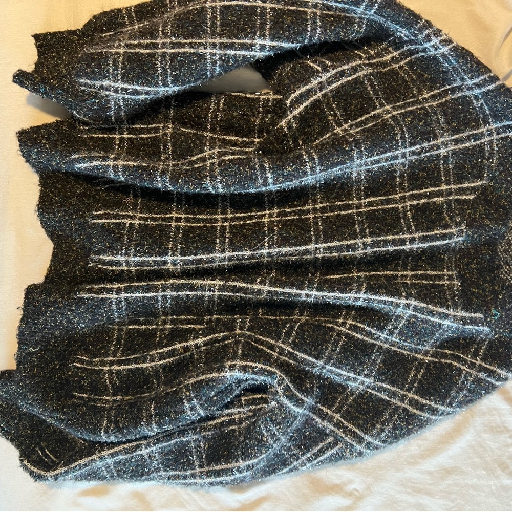 Black and White Plaid Sweater